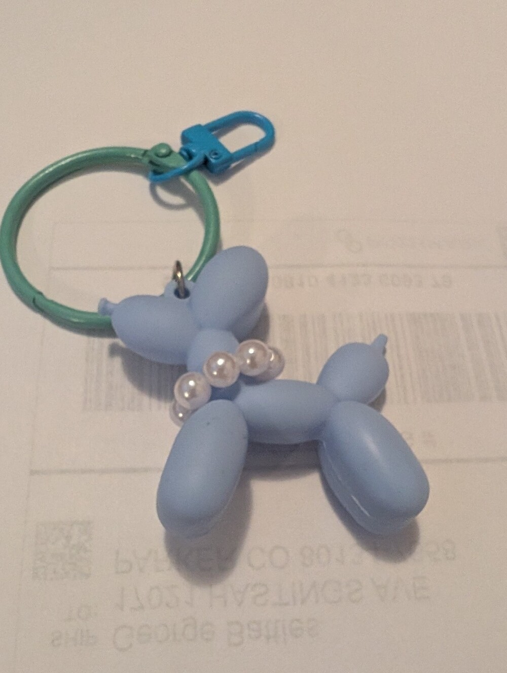 Balloon Dog Key Chain Pendant Bag Charm New
